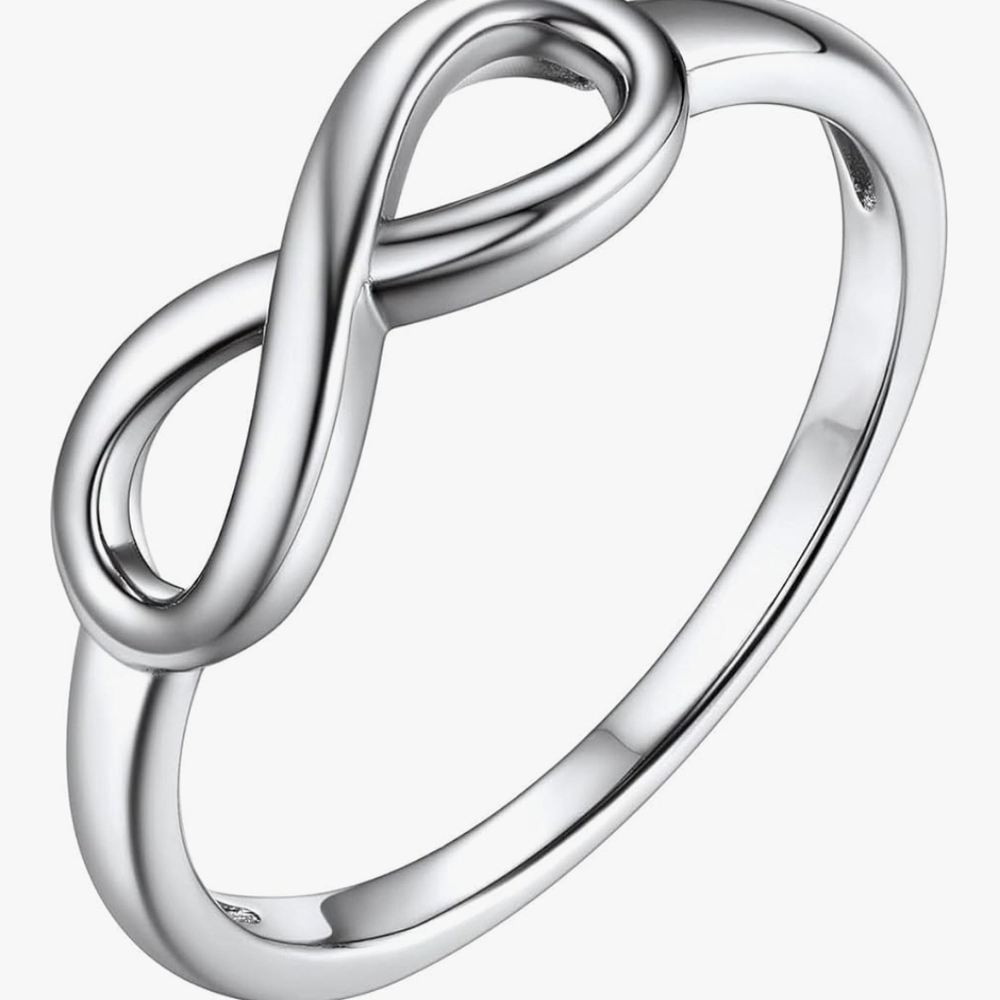 925 Silver Infinity Ring - image 2